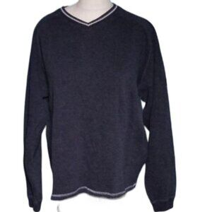 VINTAGE Knit Sweater PLG Co Plugg 357 Black Men's Medium MAN'S